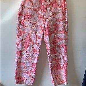 Lilly Pulitzer Women’s 6 Capri Floral Pants